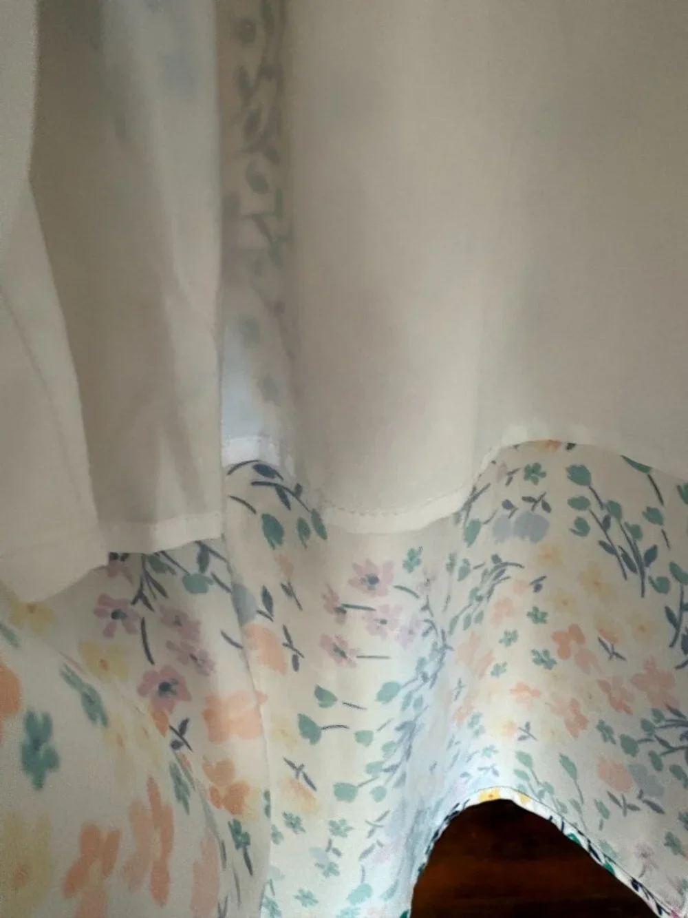 NWOT Summersalt White Floral Belted Shirt Dress. Size M - Picture 10 of 15